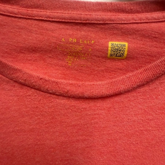 Polo by Ralph Lauren Men's Coral Tee - Picture 3 of 6
